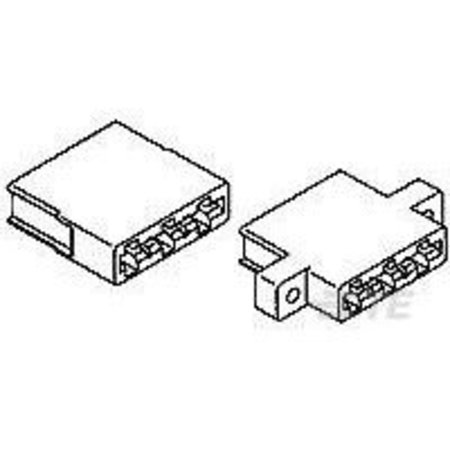 TE CONNECTIVITY HIGH CURRENT HSG 4 POS 530521-3